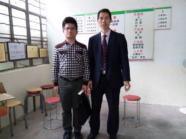 前海農交所陳先生和品牌雞蛋企業土大媽蔡總合影