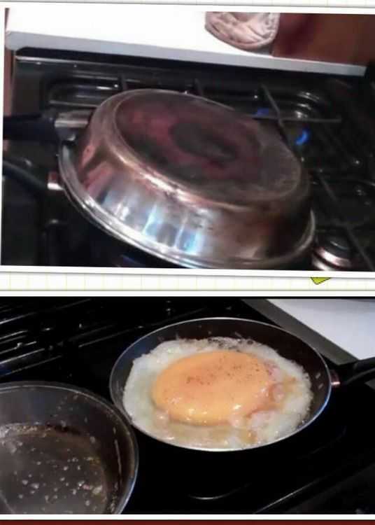 煎鴕鳥蛋另一邊