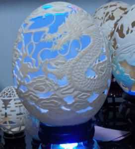 土大媽鴕鳥蛋殼工藝品